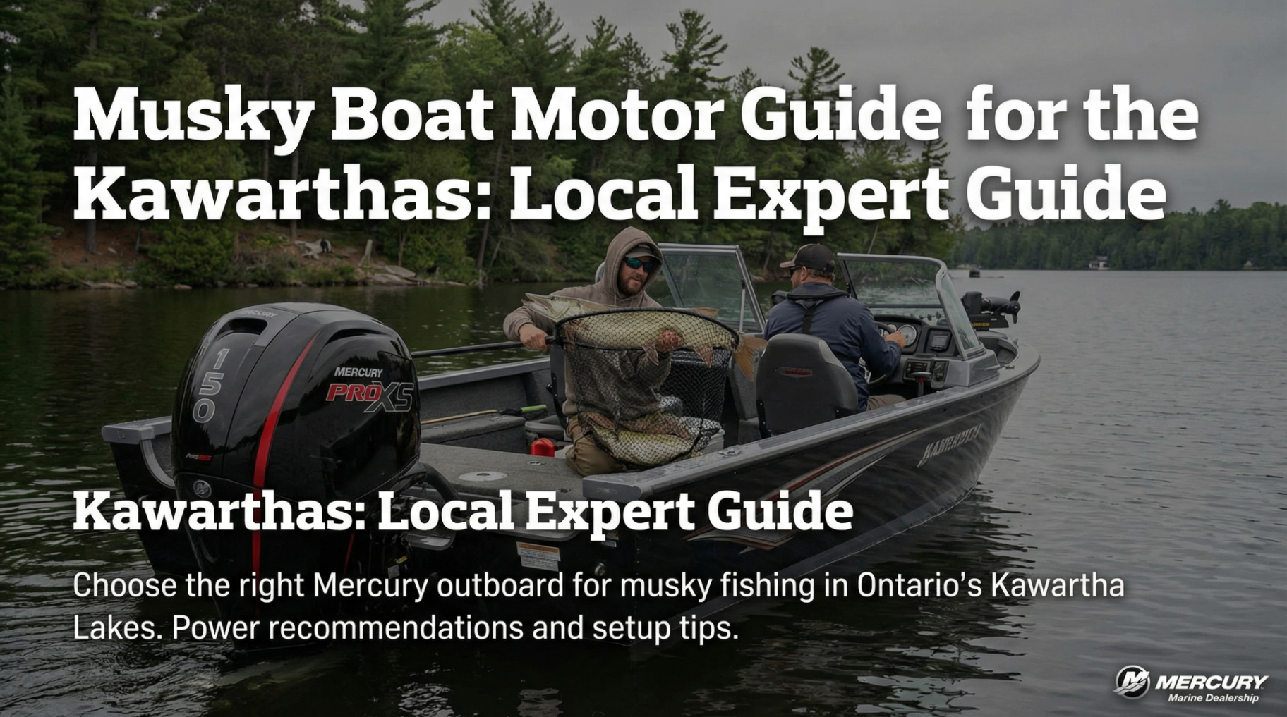 Musky fishing guide for the Kawarthas