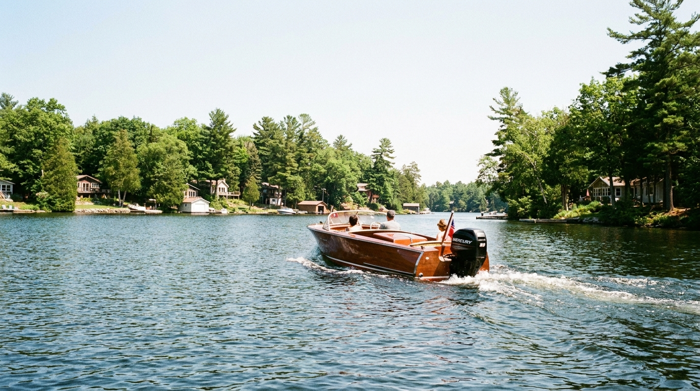 Mercury repower for Kawartha Lakes boaters at Harris Boat Works, Gores Landing.